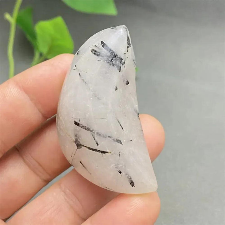 Black Tourmaline in Quartz Crystal Heart | Pick Yours