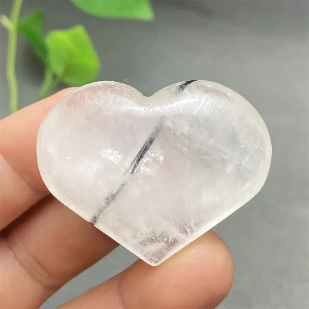 Black Tourmaline in Quartz Heart Crystal-Hearts-Ali-13 42g-Black Tourmaline in Quartz-Crystal Destiny