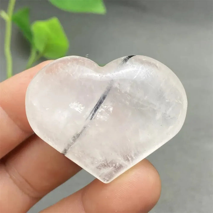 Black Tourmaline in Quartz Heart Crystal-Hearts-Ali-13 42g-Black Tourmaline in Quartz-Crystal Destiny