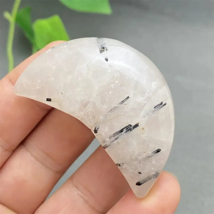 Black Tourmaline in Quartz Heart Crystal-Hearts-Ali-35 49g-Black Tourmaline in Quartz-Crystal Destiny