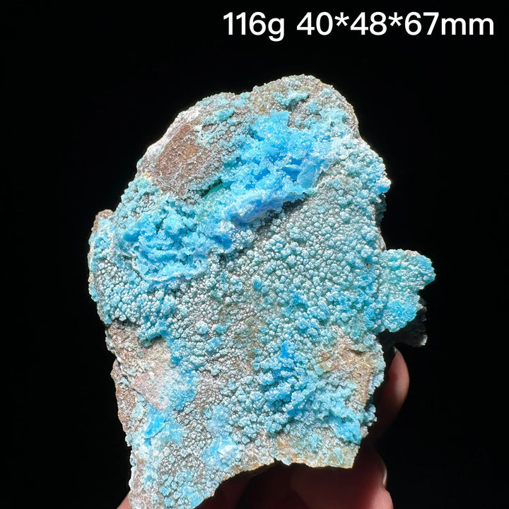 Blue Allophane Mineral Specimen