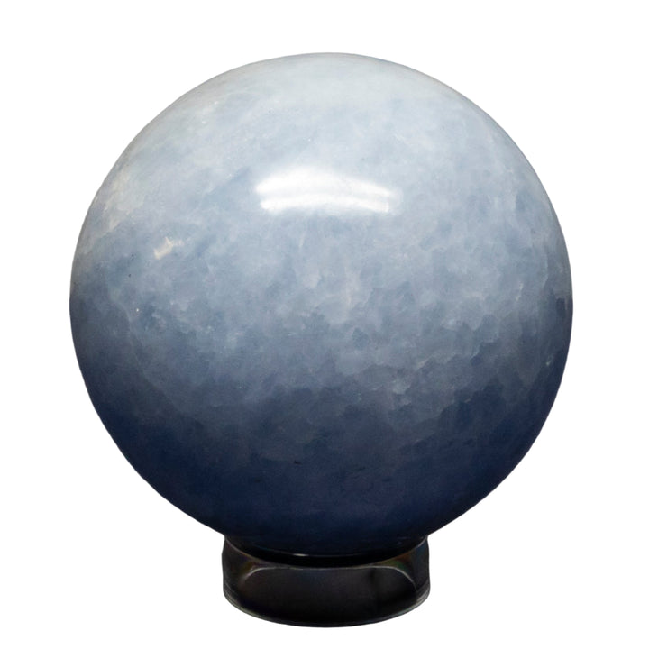 Blue Calcite Spheres 72-93mm-Spheres-Crystal Destiny-Blue Calcite-632g - 77mm Diameter-Crystal Destiny