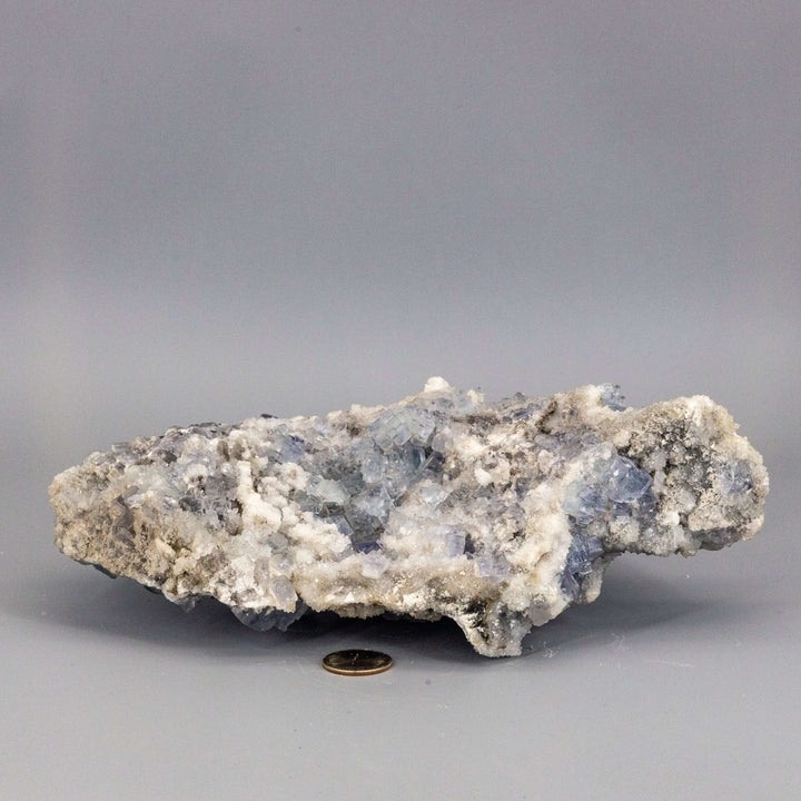 Blue Fluorite XL Sugar Cube Cluster 5.5 lbs-Clusters-Crystal Destiny-Blue Fluorite-2508g - 10.50"L x 7.250"W x 3.25"H-Crystal Destiny