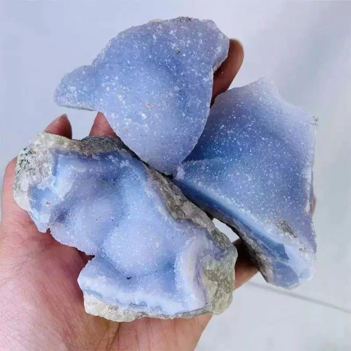 Blue Lace Agate Raw Stone