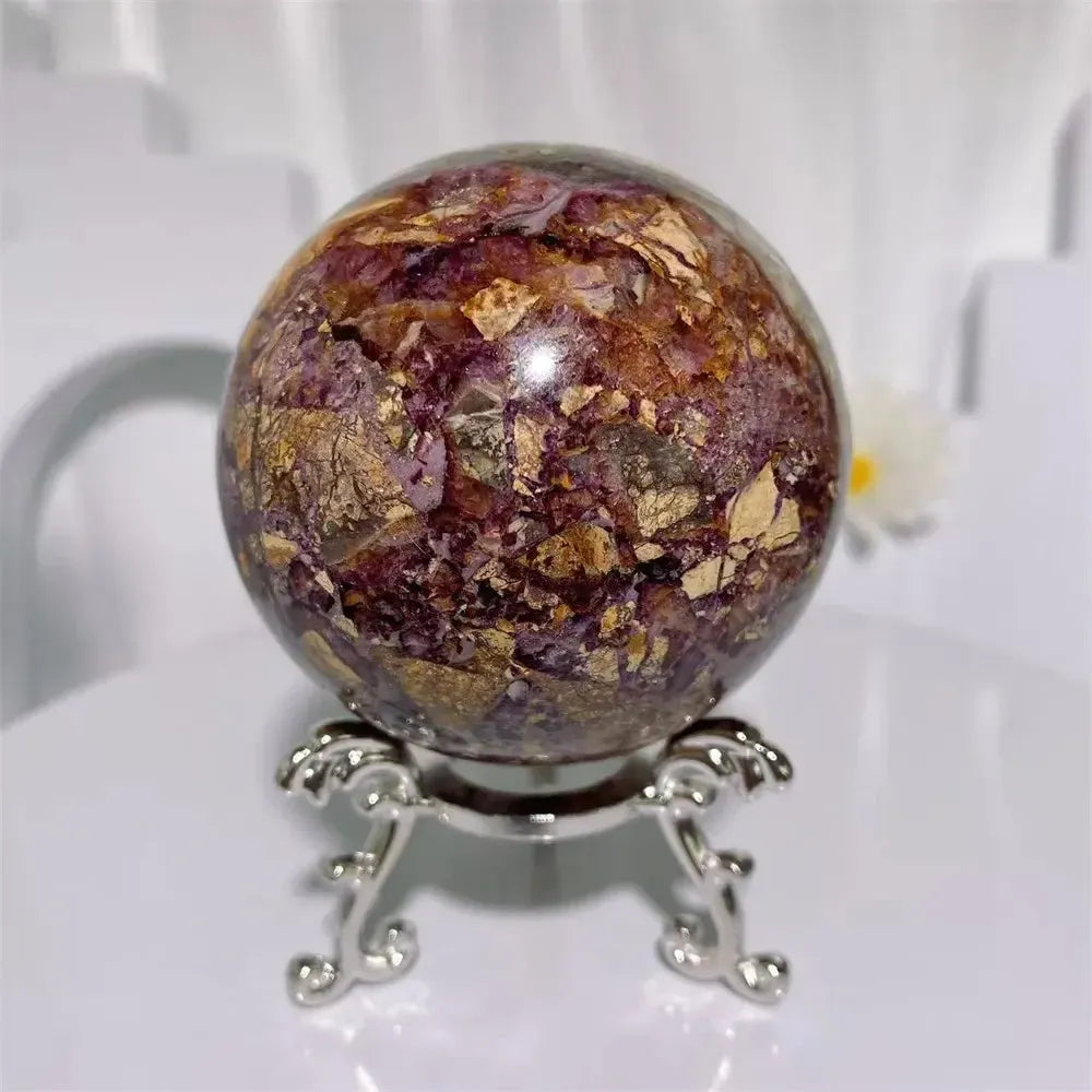 Brecciated Jasper Crystal Sphere