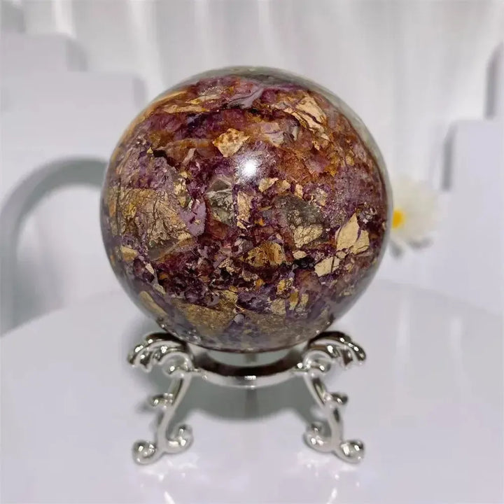 Brecciated Jasper Crystal Sphere