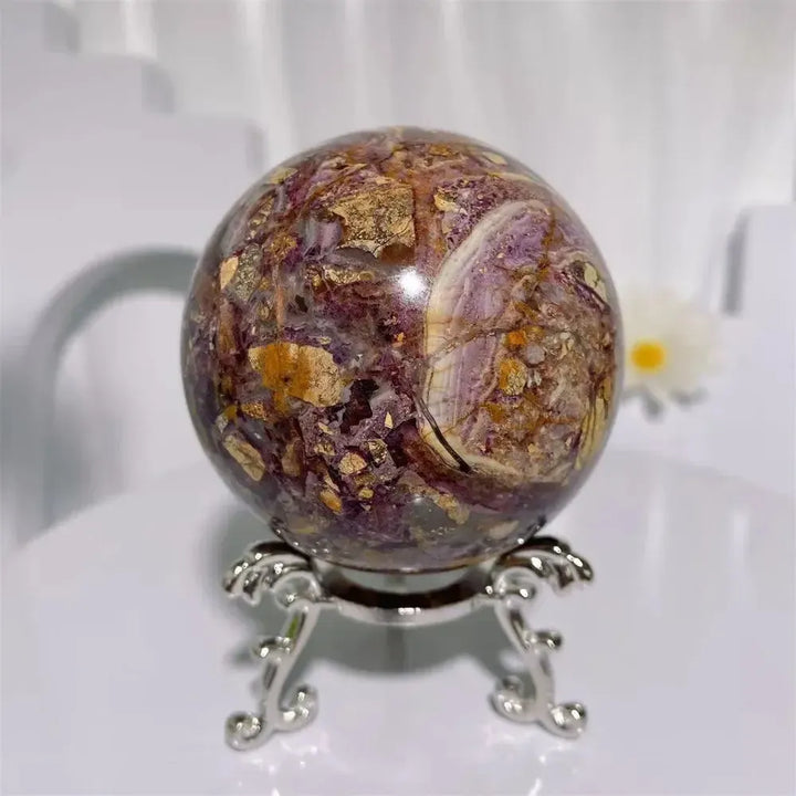 Brecciated Jasper Crystal Sphere