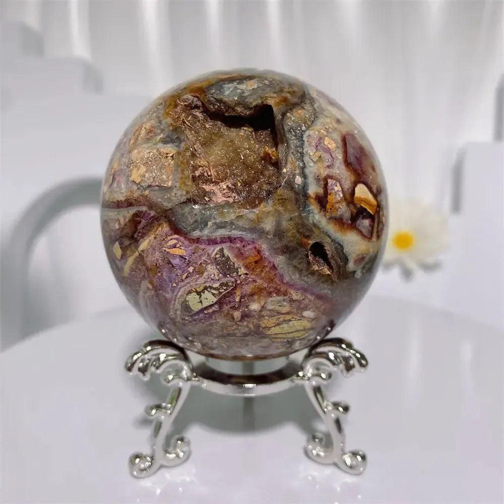 Brecciated Jasper Crystal Sphere