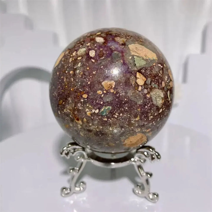 Brecciated Jasper Crystal Sphere