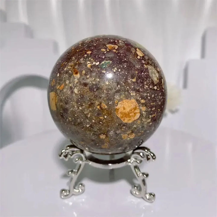 Brecciated Jasper Crystal Sphere
