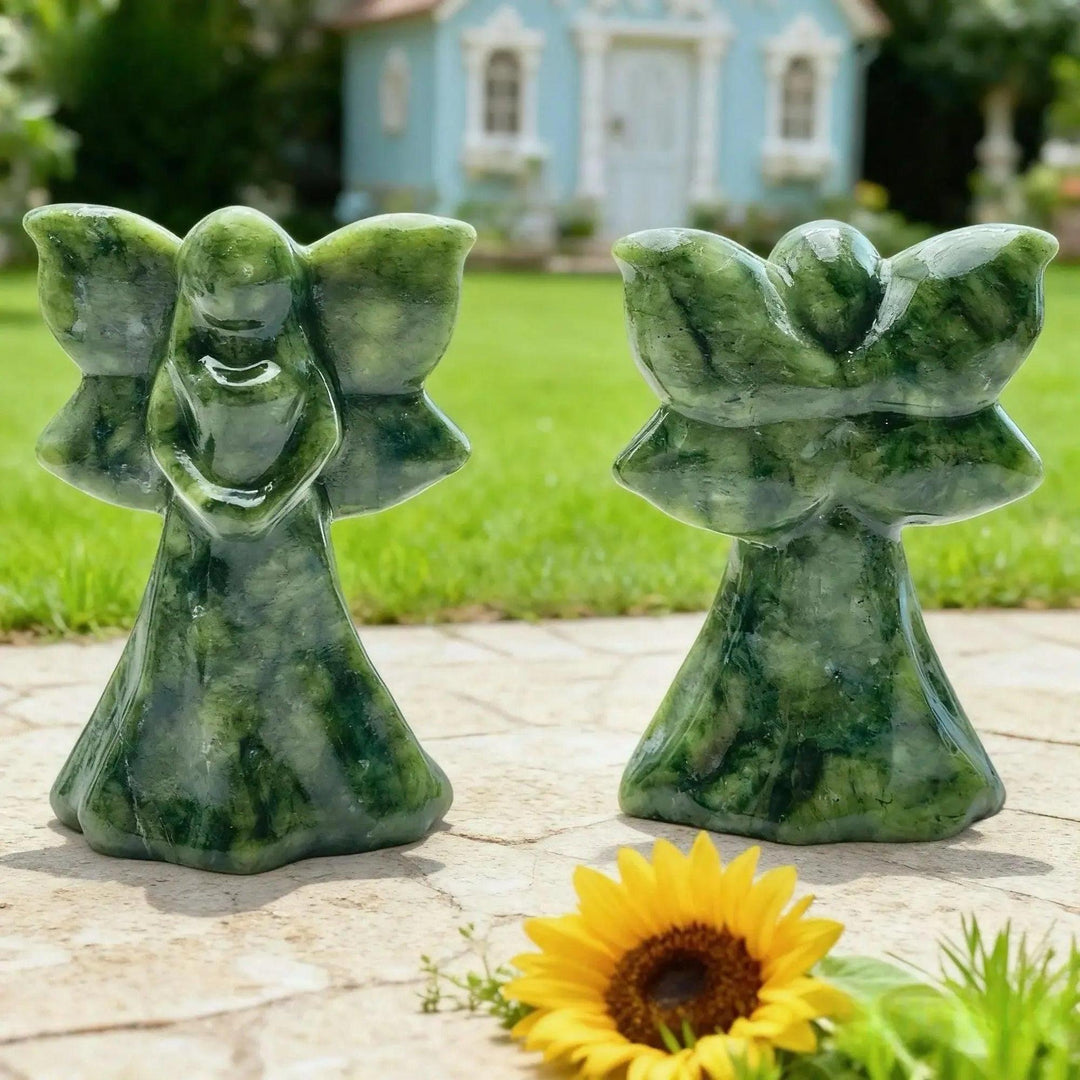 Butterfly Fairy Carving | Xiuyan Jade
