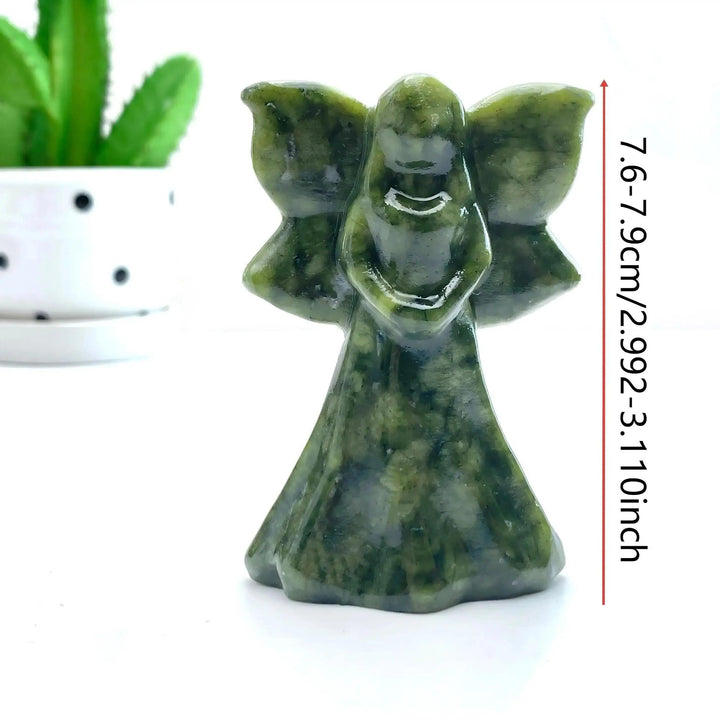 Butterfly Fairy Carving | Xiuyan Jade
