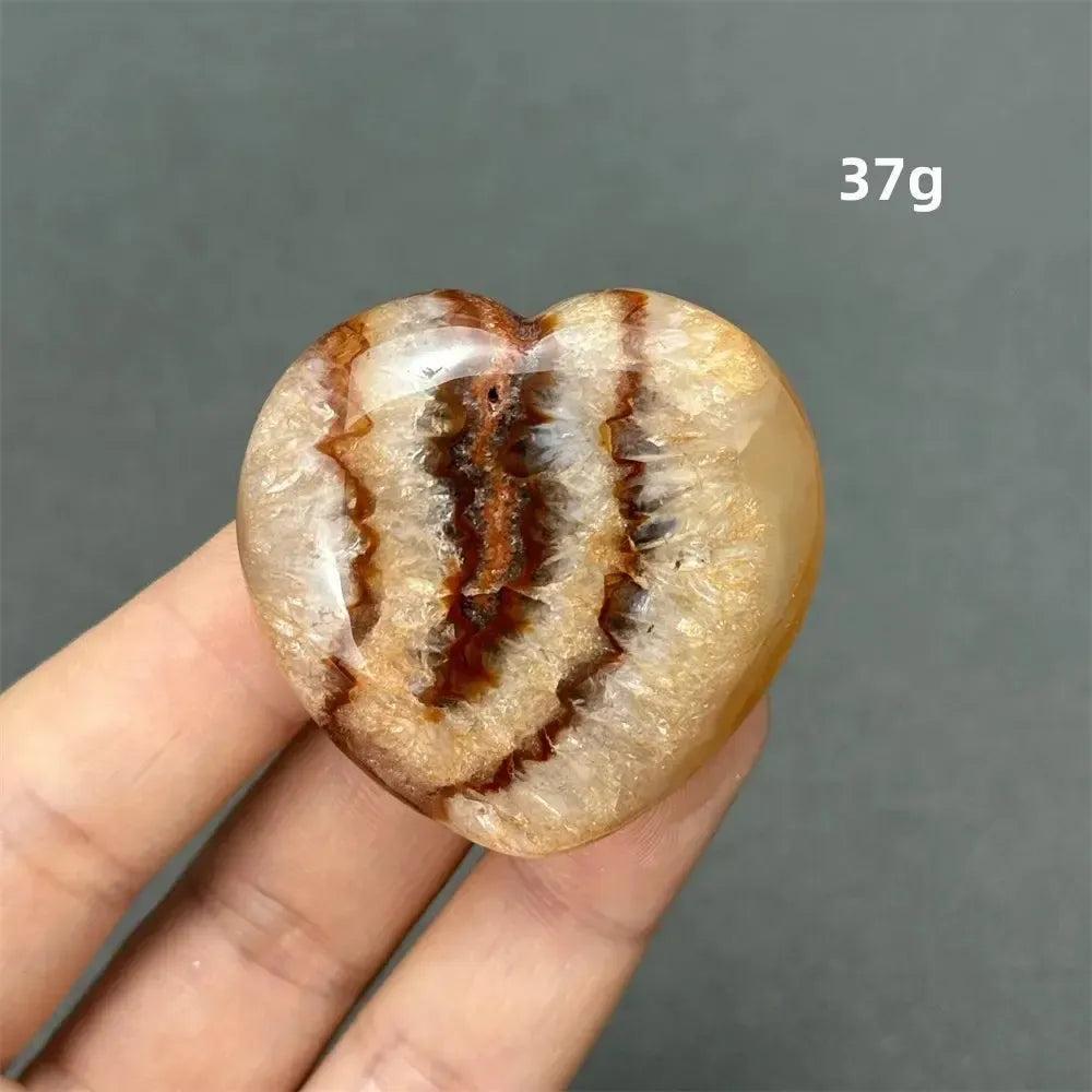 Carnelian Crystal Heart | Polished Gemstone
