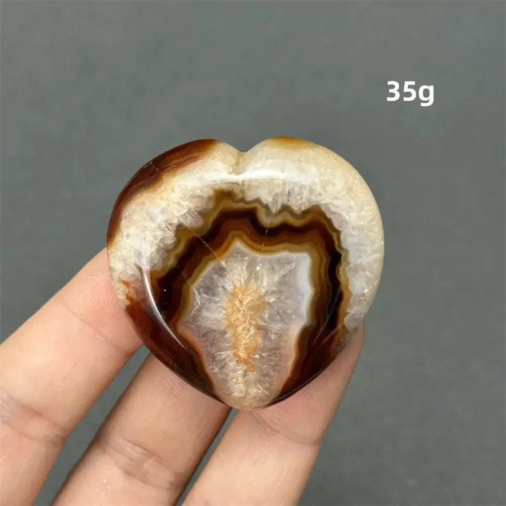 Carnelian Crystal Heart | Polished Gemstone