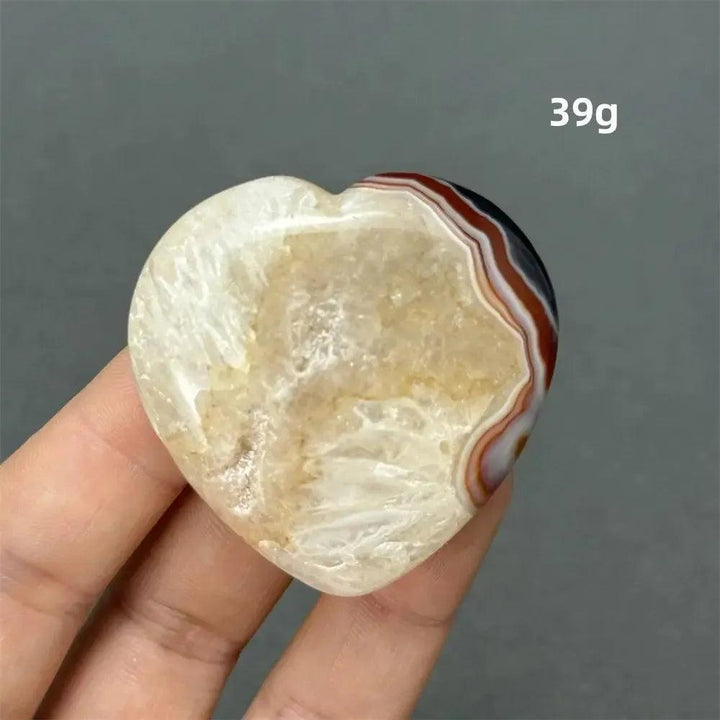 Carnelian Crystal Heart | Polished Gemstone
