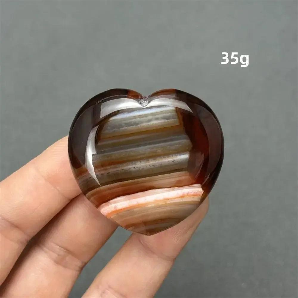 Carnelian Crystal Heart | Polished Gemstone