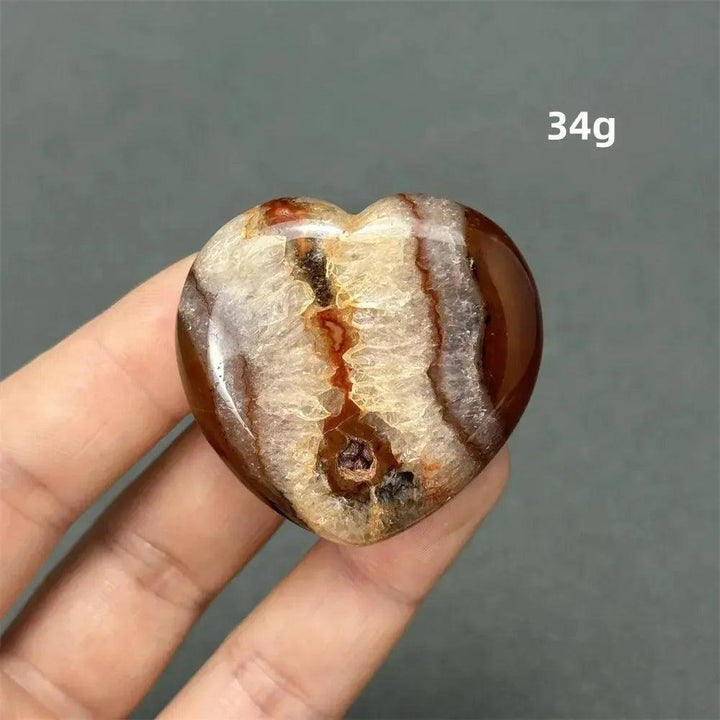 Carnelian Crystal Heart | Polished Gemstone