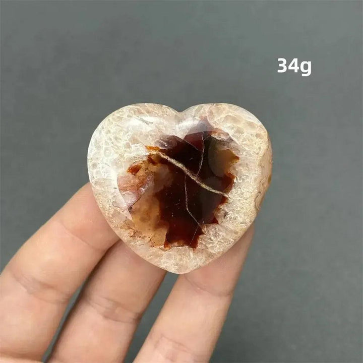 Carnelian Crystal Heart | Polished Gemstone