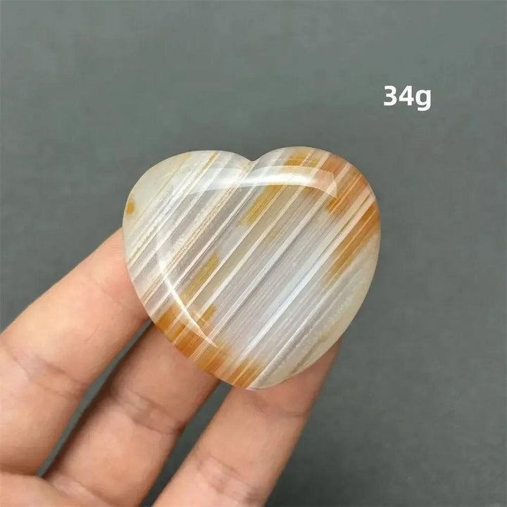 Carnelian Crystal Heart | Polished Gemstone