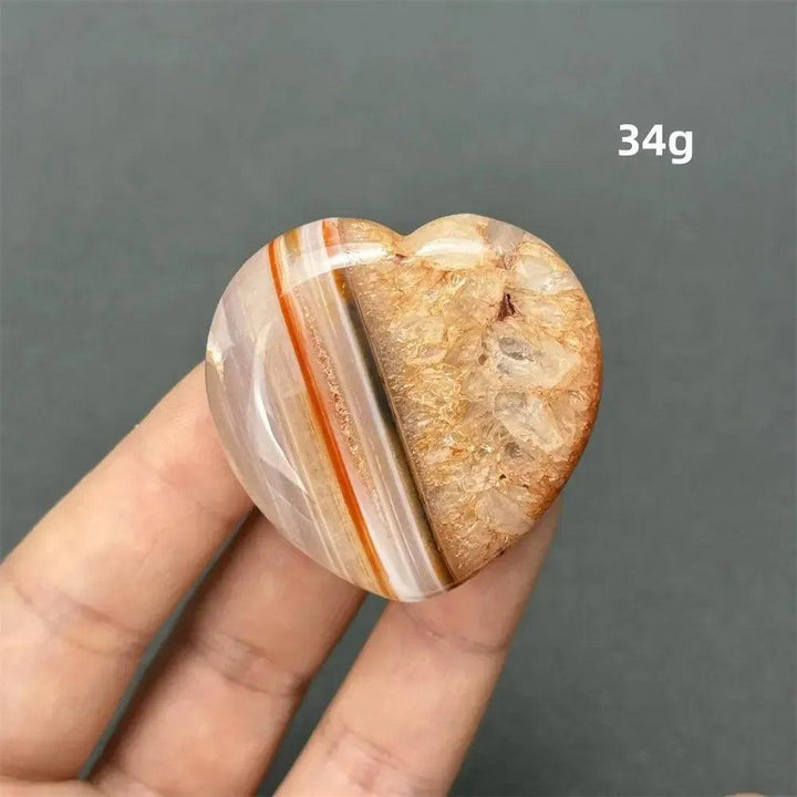 Carnelian Crystal Heart | Polished Gemstone