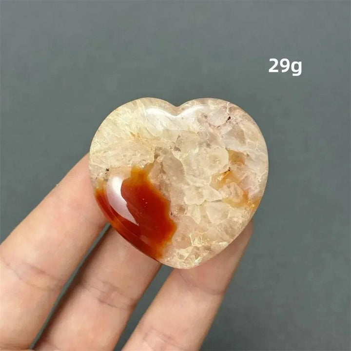 Carnelian Crystal Heart | Polished Gemstone