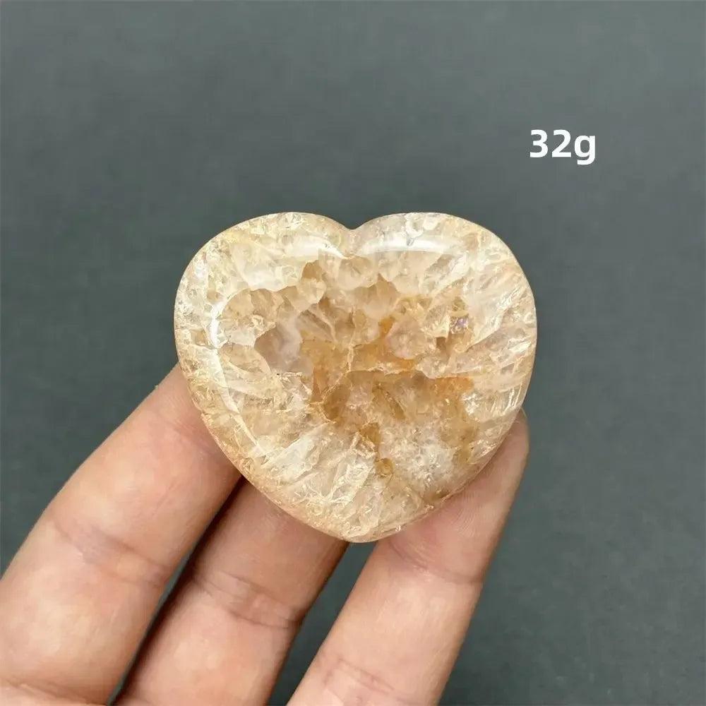 Carnelian Crystal Heart | Polished Gemstone
