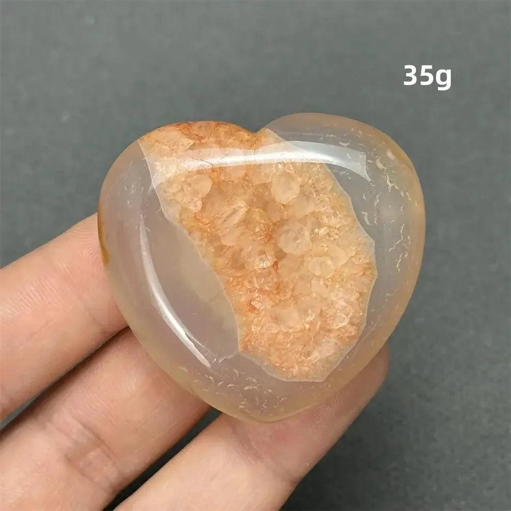 Carnelian Crystal Heart | Polished Gemstone
