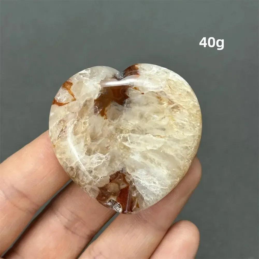 Carnelian Crystal Heart | Polished Gemstone