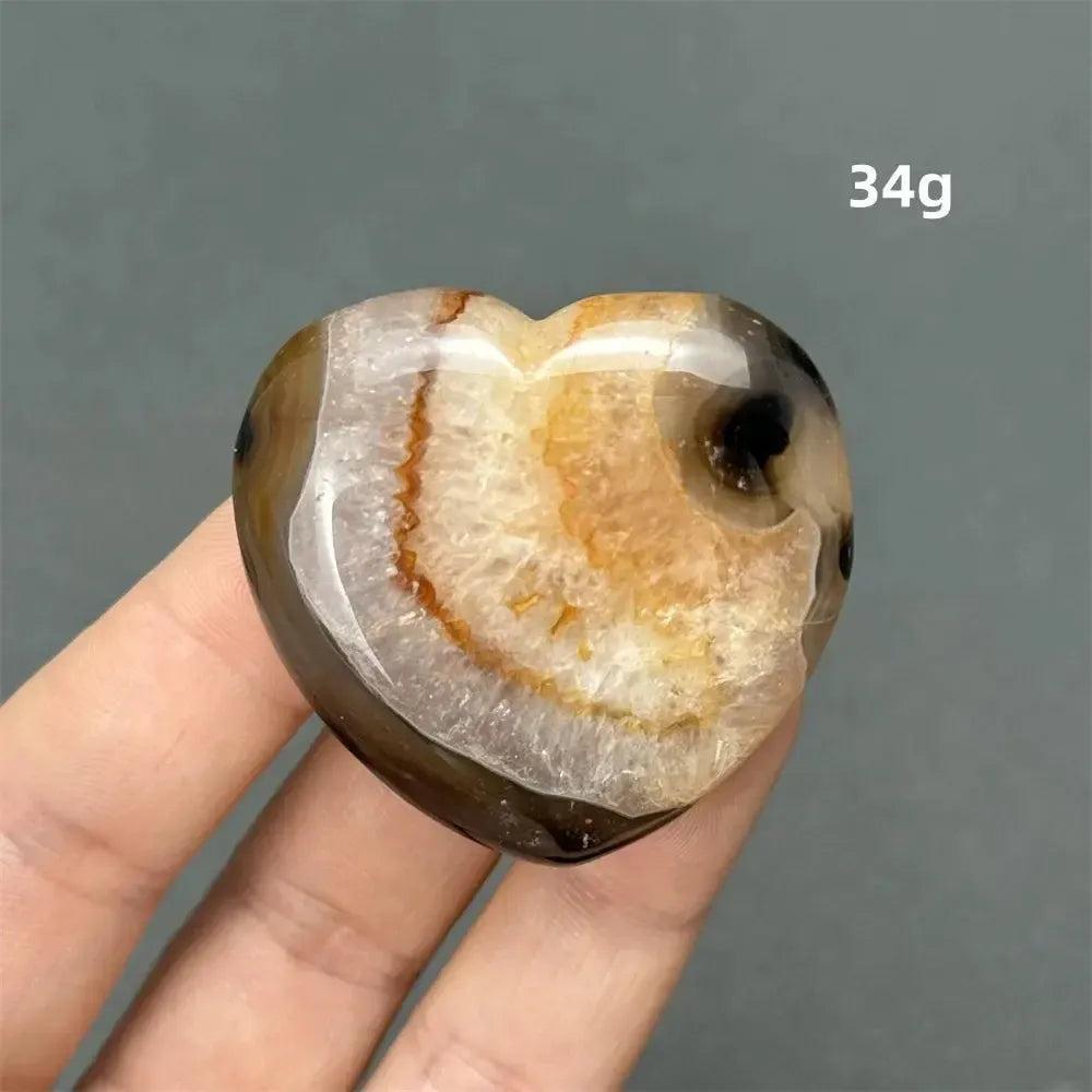 Carnelian Crystal Heart | Polished Gemstone