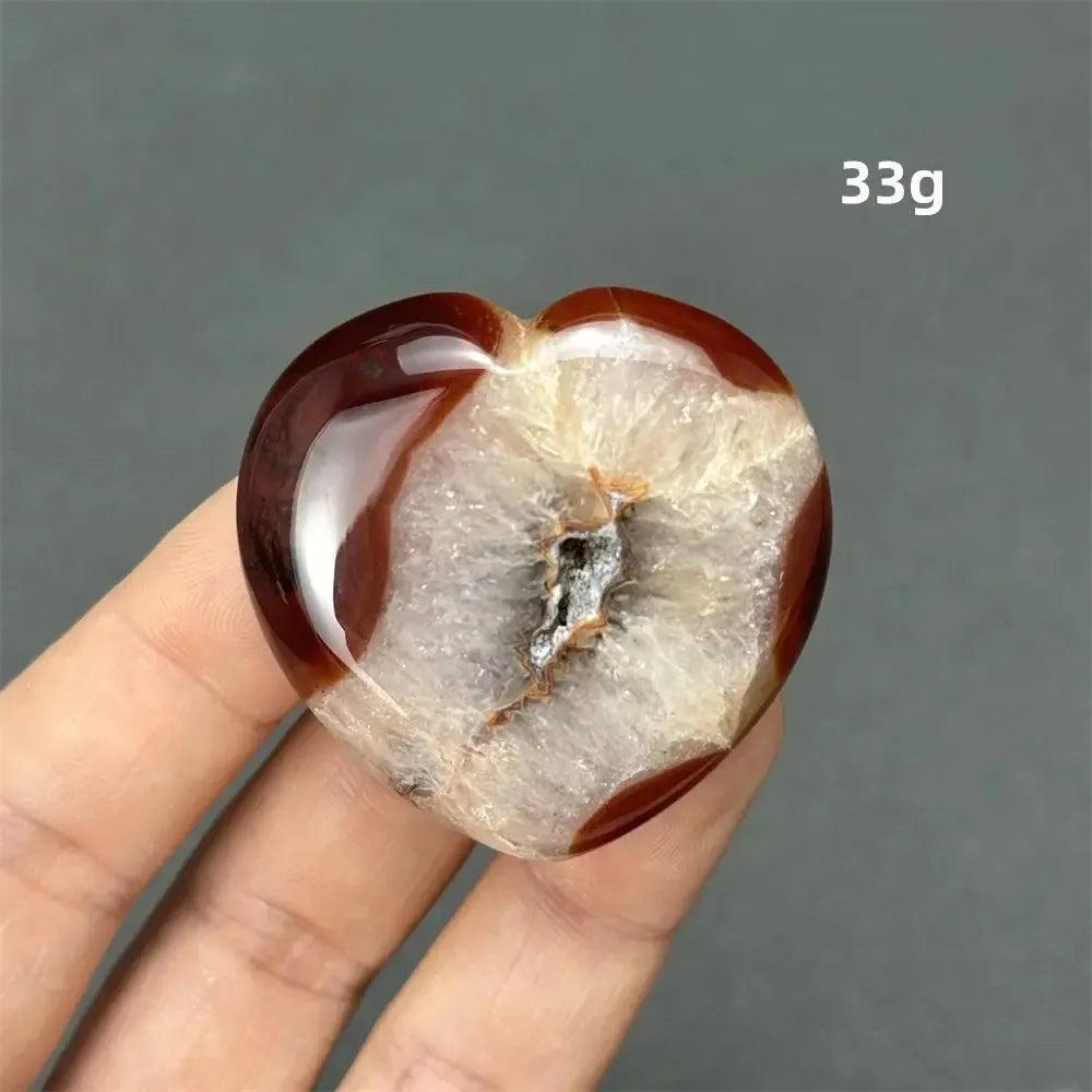 Carnelian Crystal Heart | Polished Gemstone