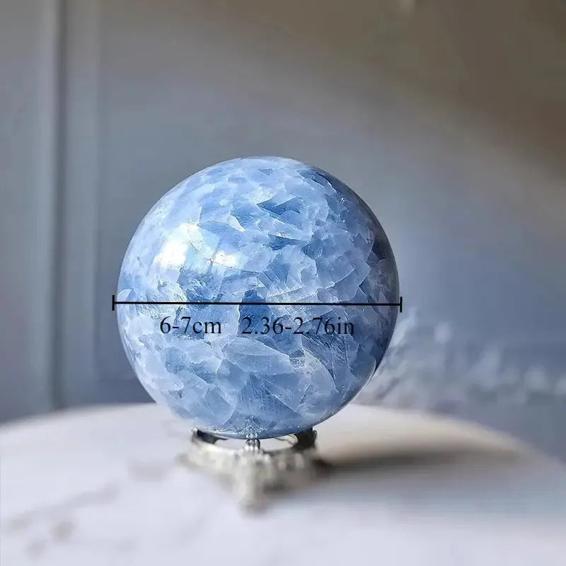 Celestite Crystal Sphere-Spheres-Ali-Celestine-40-50mm-Crystal Destiny