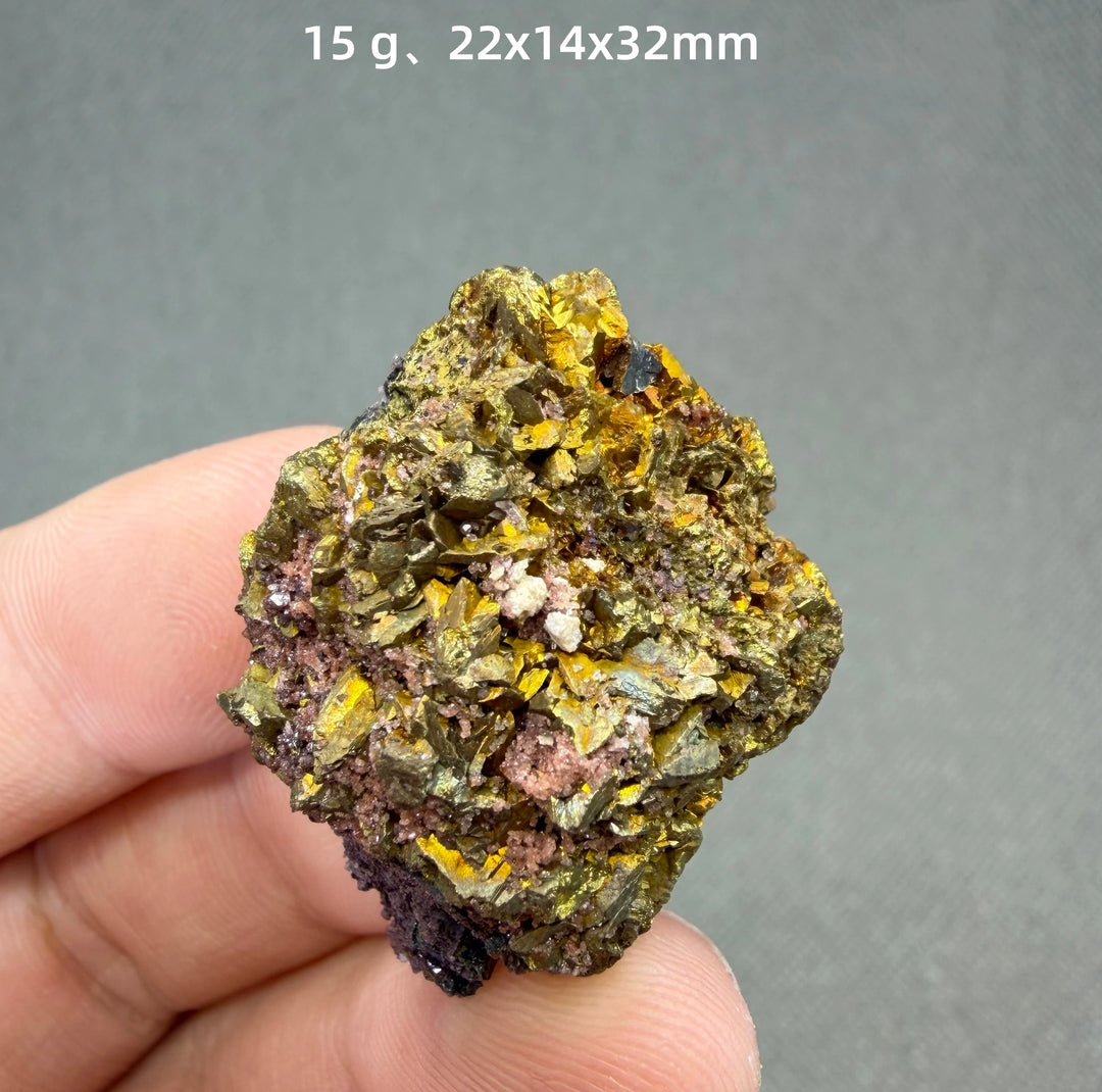 Chalcopyrite Crystal Cluster Specimen