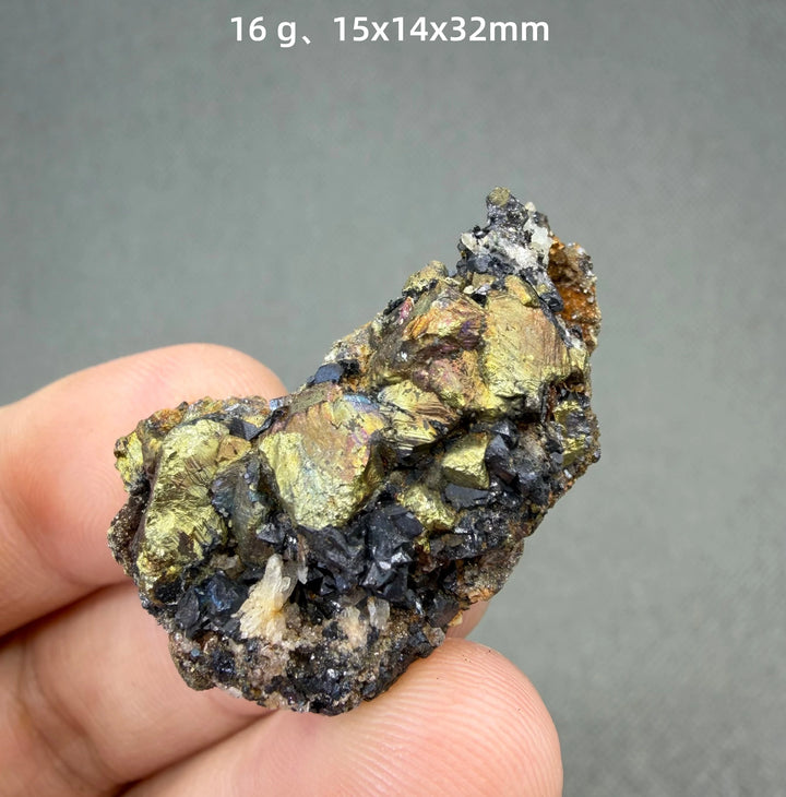 Chalcopyrite Crystal Cluster Specimen
