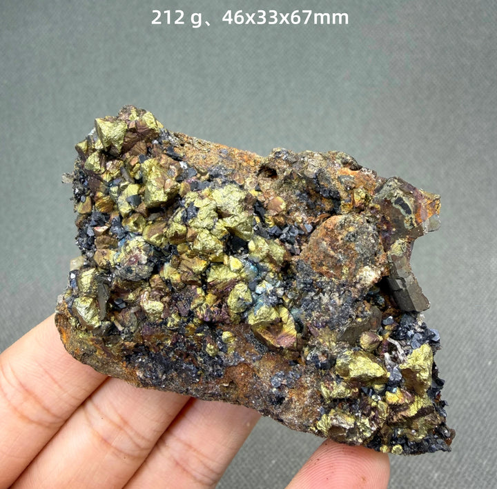 Chalcopyrite Crystal Cluster Specimen