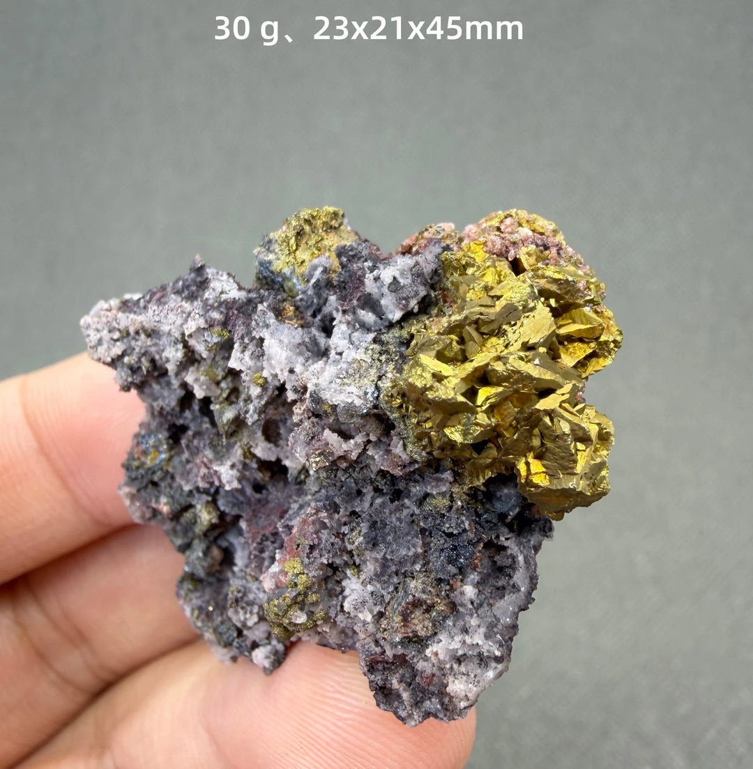 Chalcopyrite Crystal Cluster Specimen