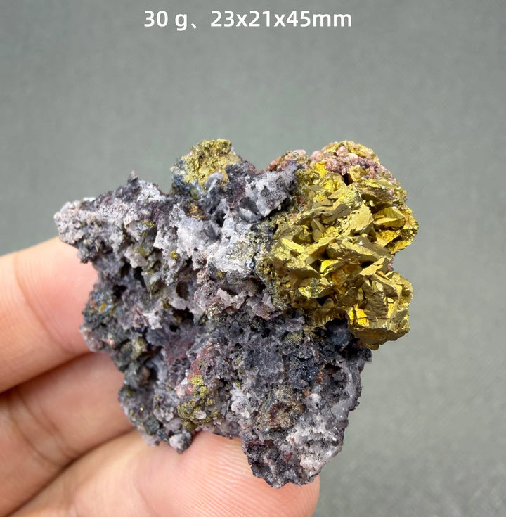Chalcopyrite Crystal Cluster Specimen