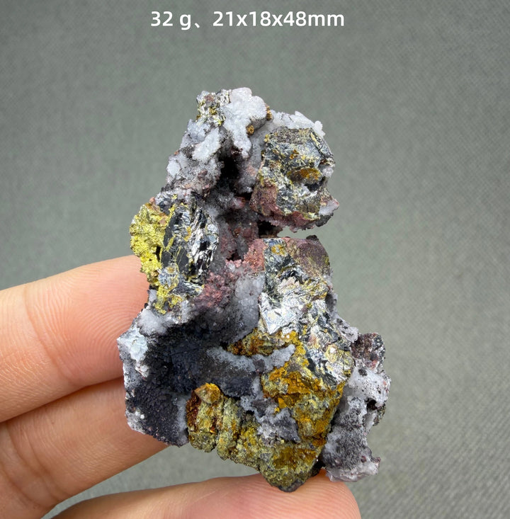 Chalcopyrite Crystal Cluster Specimen