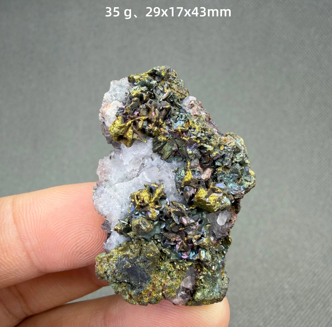 Chalcopyrite Crystal Cluster Specimen