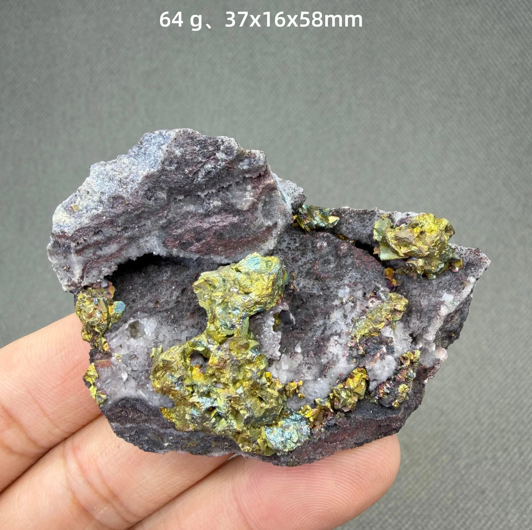 Chalcopyrite Crystal Cluster Specimen