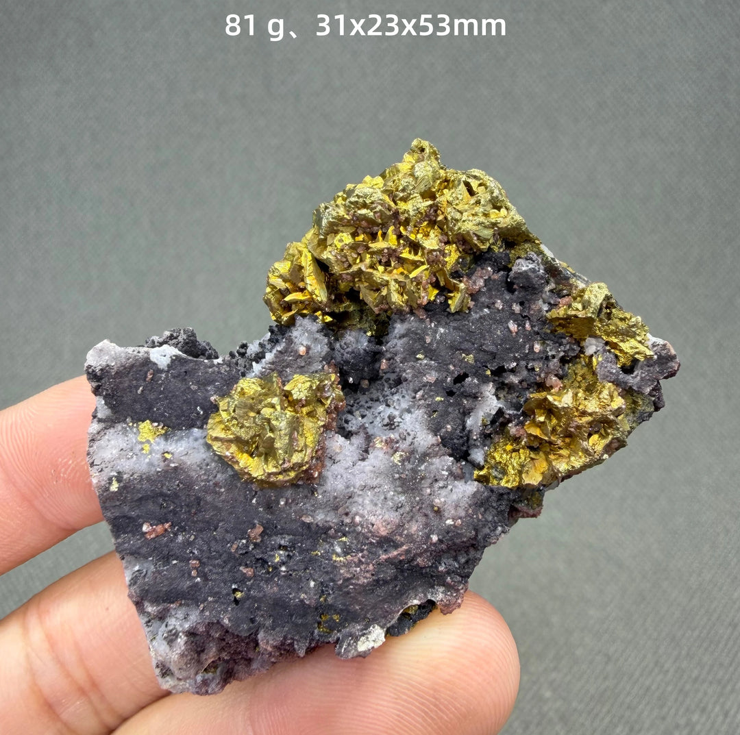Chalcopyrite Crystal Cluster Specimen