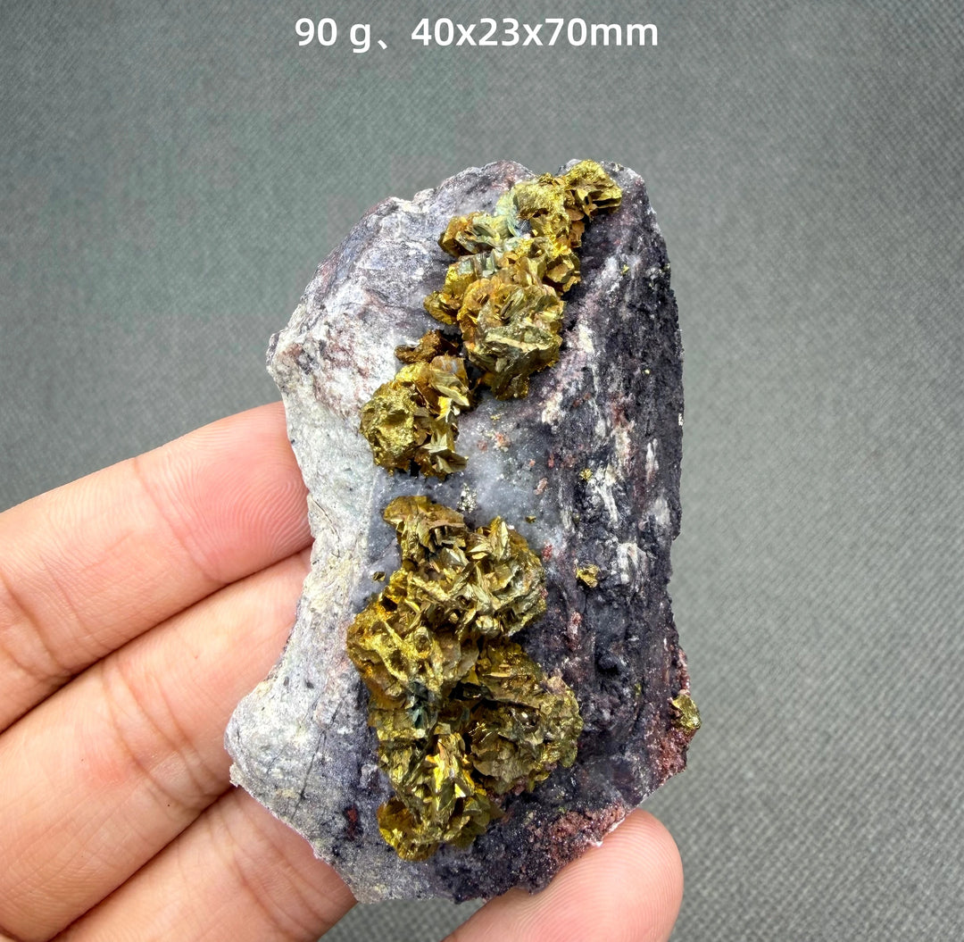 Chalcopyrite Crystal Cluster Specimen