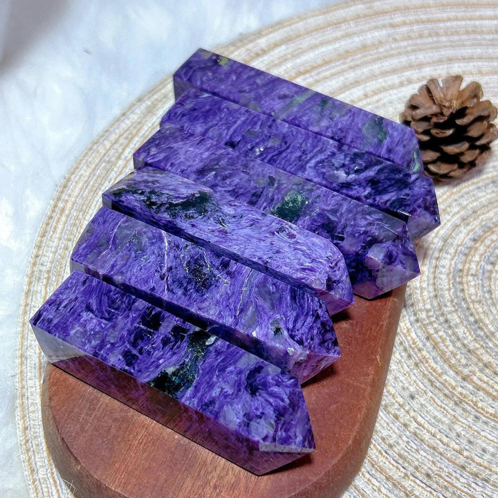 Charoite Point Tower | Rare Siberian Crystal