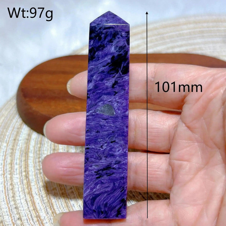 Charoite Point Tower | Rare Siberian Crystal