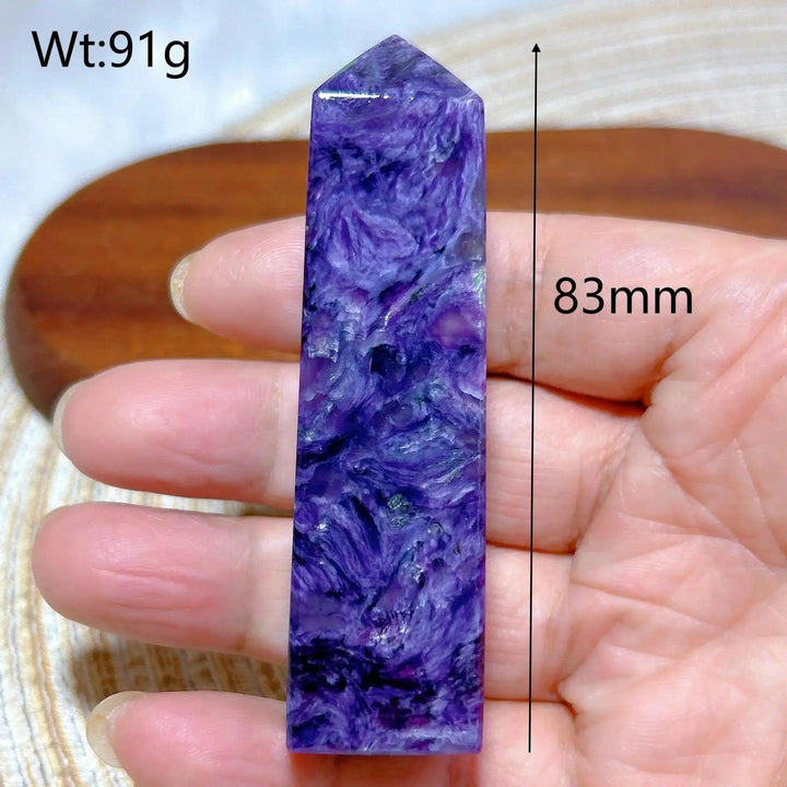 Charoite Point Tower | Rare Siberian Crystal
