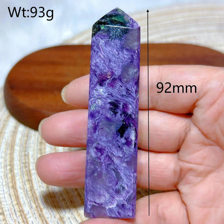 Charoite Point Tower | Rare Siberian Crystal