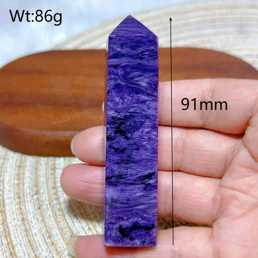 Charoite Point Tower | Rare Siberian Crystal