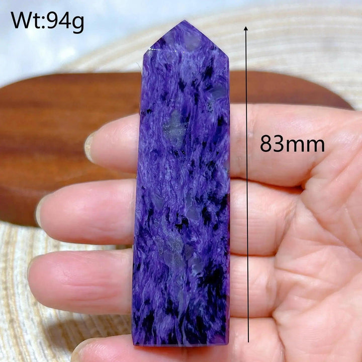 Charoite Point Tower | Rare Siberian Crystal