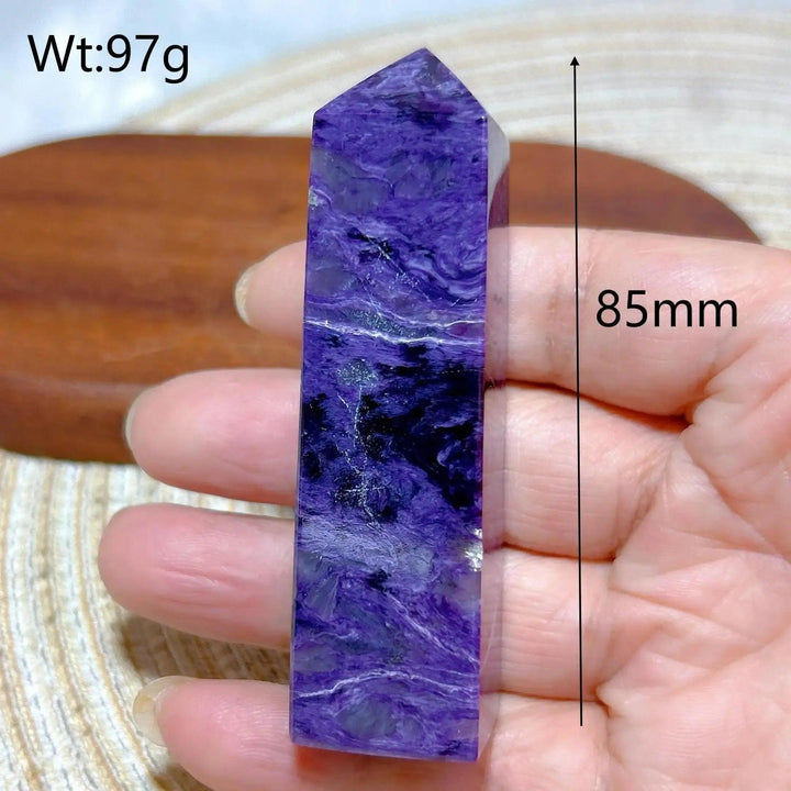 Charoite Point Tower | Rare Siberian Crystal
