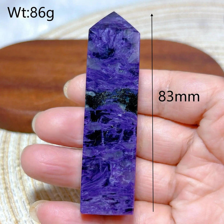 Charoite Point Tower | Rare Siberian Crystal