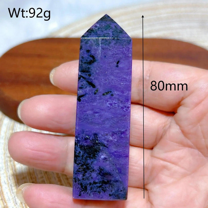 Charoite Point Tower | Rare Siberian Crystal